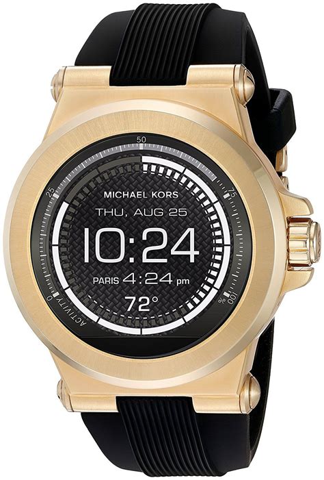 michael kors watch access black|michael kors touch screen watch.